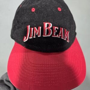 Vintage Mens Jim Beam Snapback Hat